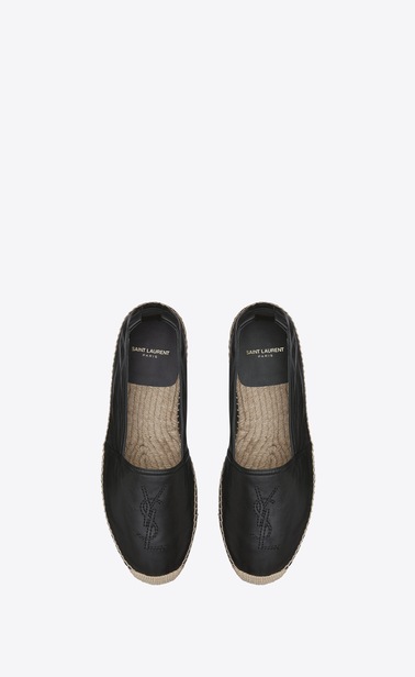 monogram espadrille in lambskin